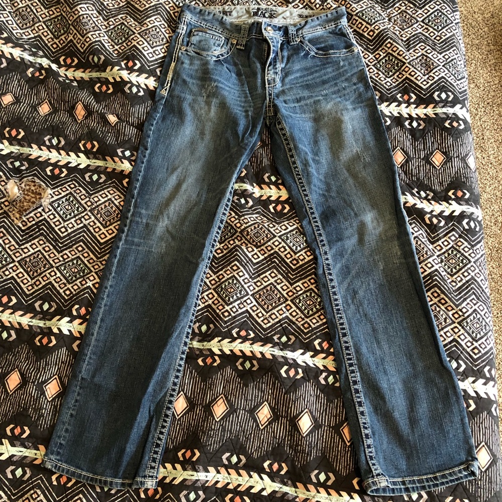 Buckle Black jeans. 9 fit. 32/34